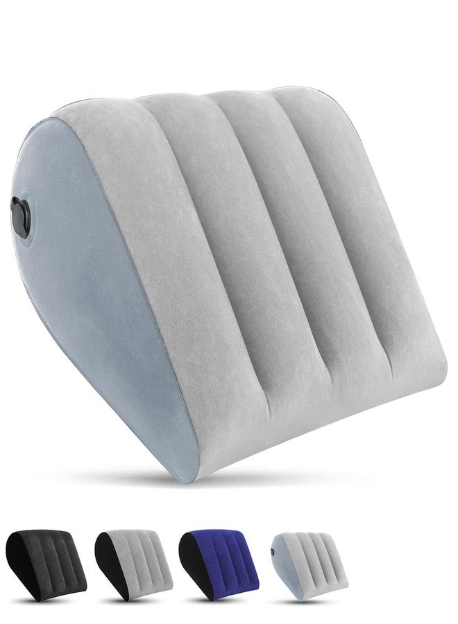 Prosixtoy Portable Bed Wedge Pillows for Sleeping - Inflatable Wedge Pillow for Traveling, Snoring, Legs Pain Relief, Back Support, After Surgery,Circulation and Swelling, Pregnancy, Fast Inflating Deflation - Image 1