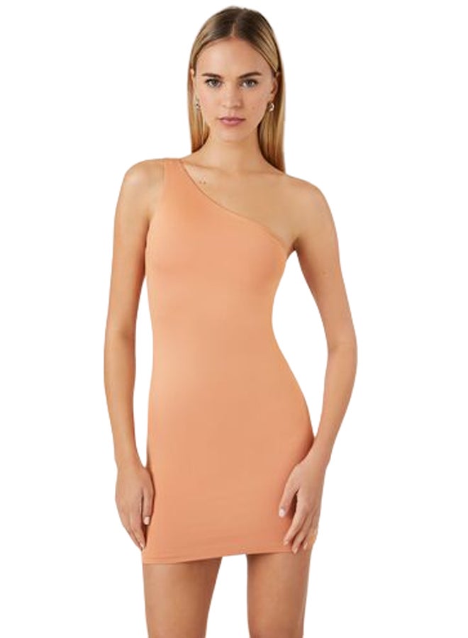 FOREVER 21 Contour One-Shoulder Mini Dress - Image 1