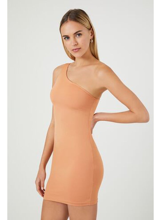 FOREVER 21 Contour One-Shoulder Mini Dress - Image 3