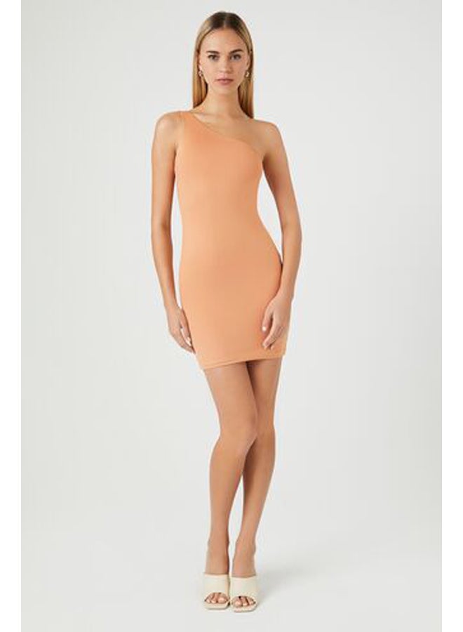 FOREVER 21 Contour One-Shoulder Mini Dress - Image 5