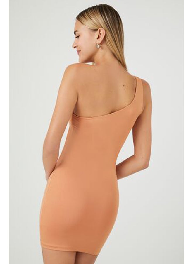 FOREVER 21 Contour One-Shoulder Mini Dress - Image 4