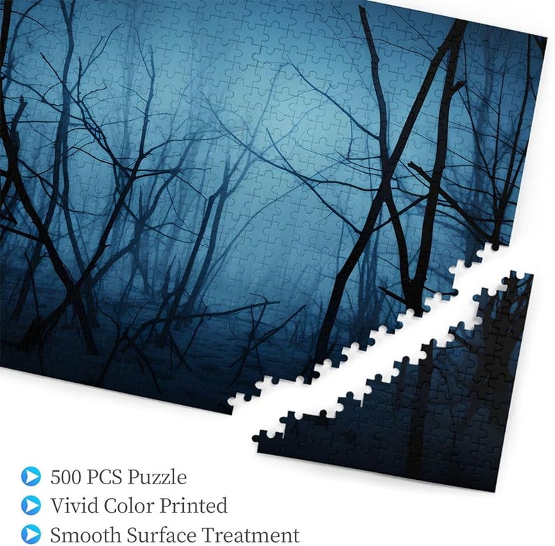 لغز ميستي وودز 500 قطعة للبالغين ديكور المنزل 20.4 × 15 بوصة - Image 3