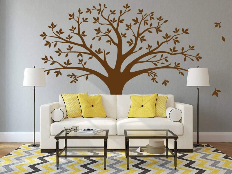 MAFENT Giant Family Photo Tree Wall Decal Mural Art Vinyl Wall Stickers Living Room Baby Room Decor (Brown) - Image 2