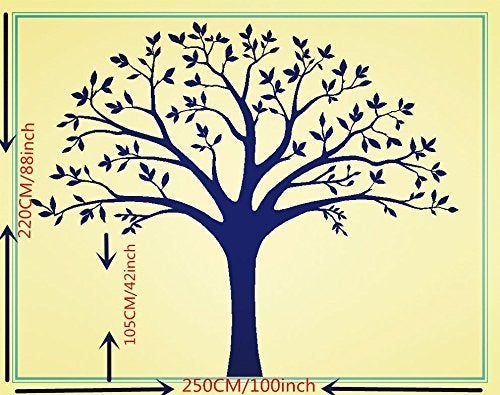 MAFENT Giant Family Photo Tree Wall Decal Mural Art Vinyl Wall Stickers Living Room Baby Room Decor (Brown) - Image 5