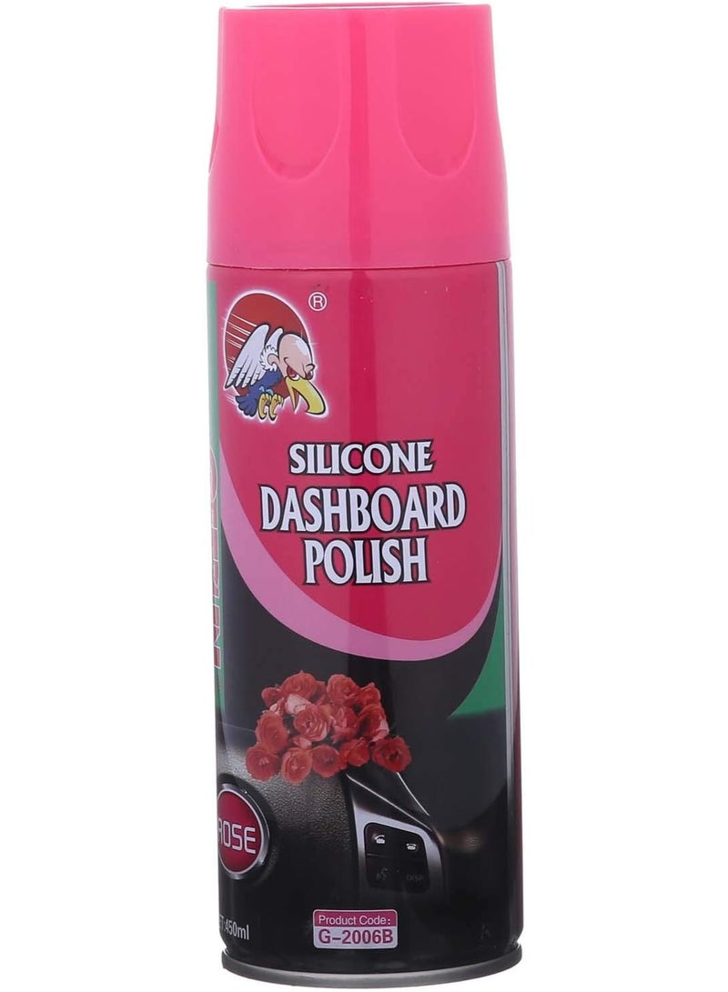 GETSUN Silicone Dashboard Polish Spray Rose 450 ML - Image 1