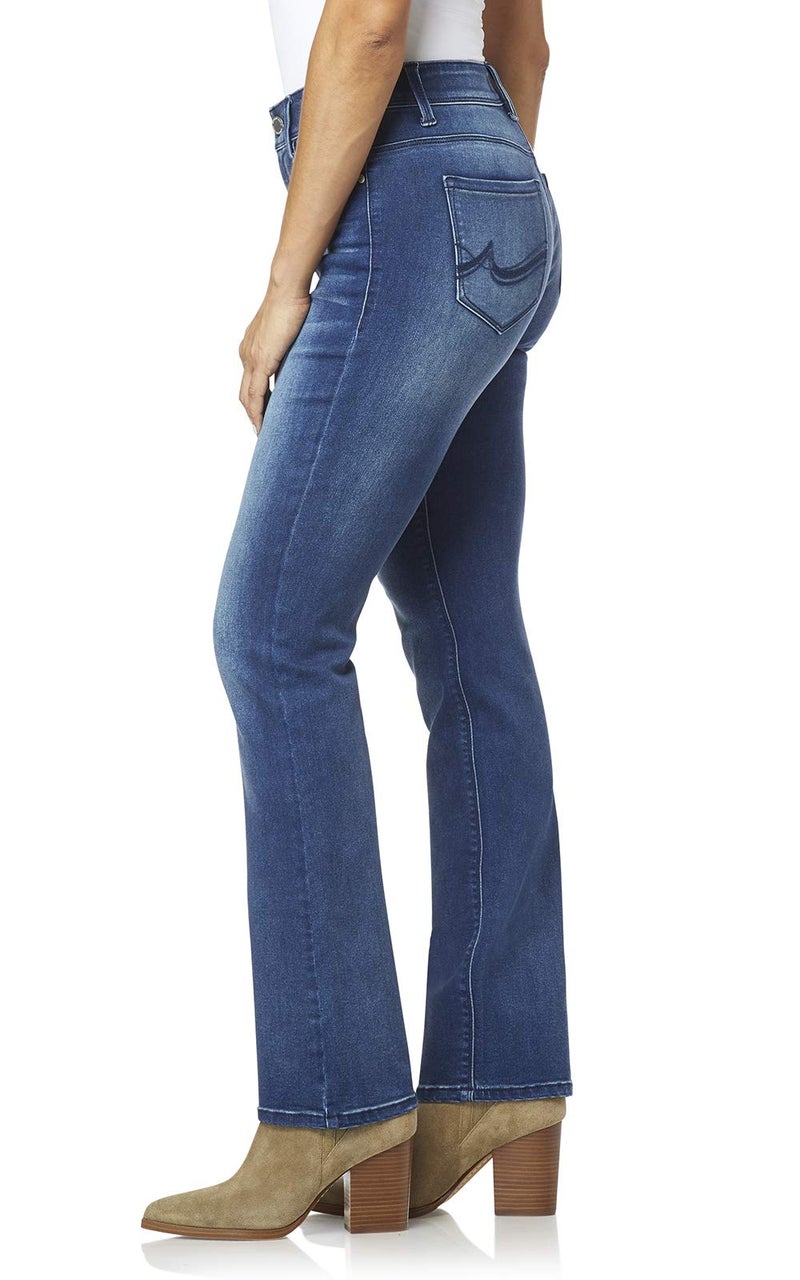 Angels Forever Young 360 Sculpt Bootcut Jeans for Women Figure Enhancing Stretch Denim, Orchard, 14 - Image 3