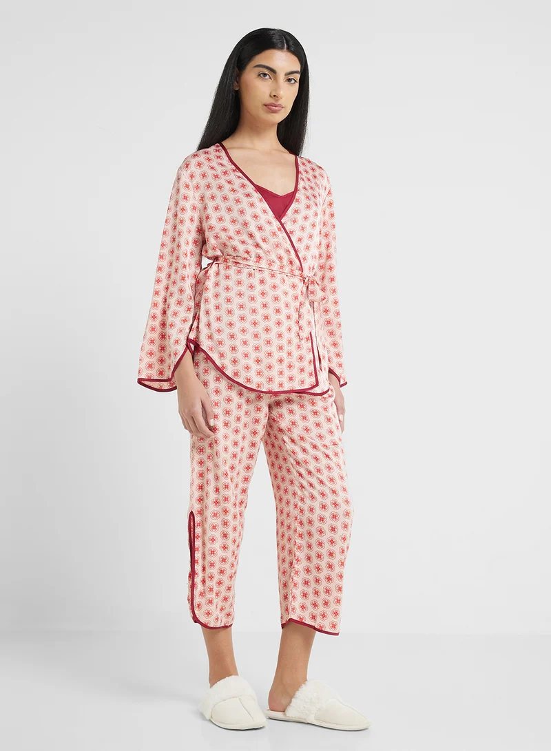 Khizana 3 Pieces Pyjama Set