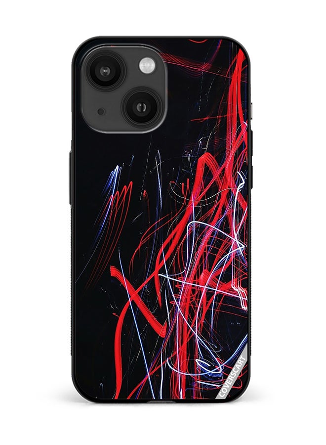 Protective Case Cover For Apple iPhone 14 Layers Design Multicolour