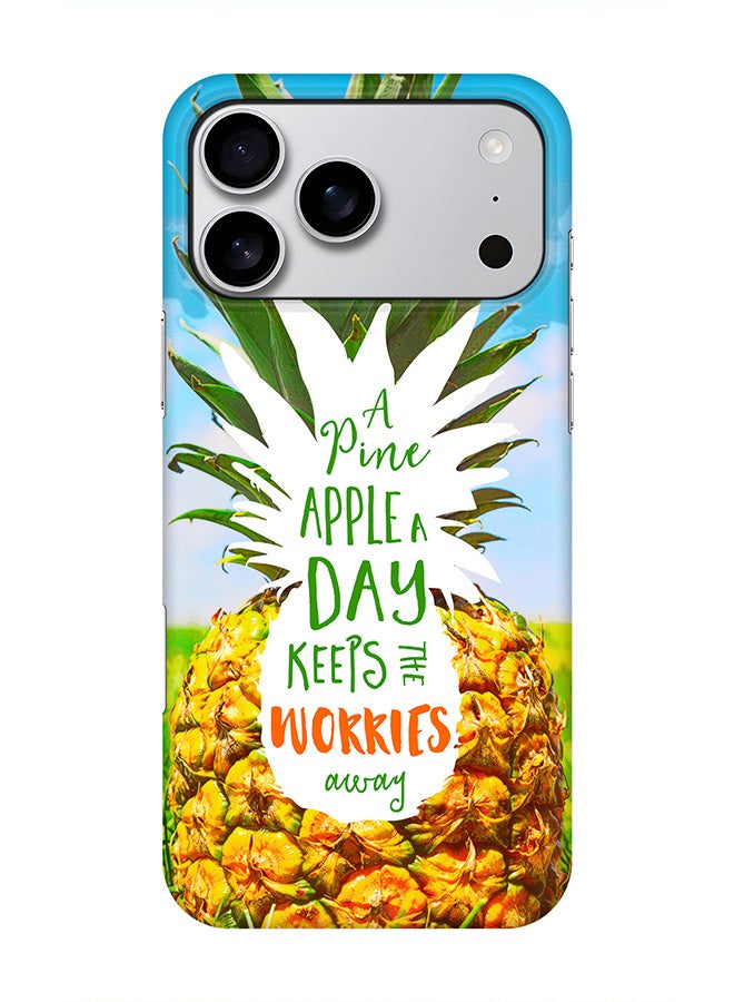 Stylizedd For iPhone 17 Pro Max,Case, [Compatible with MagSafe] Magnetic cover Slim fit Protection Matte, - Pineapple A Day