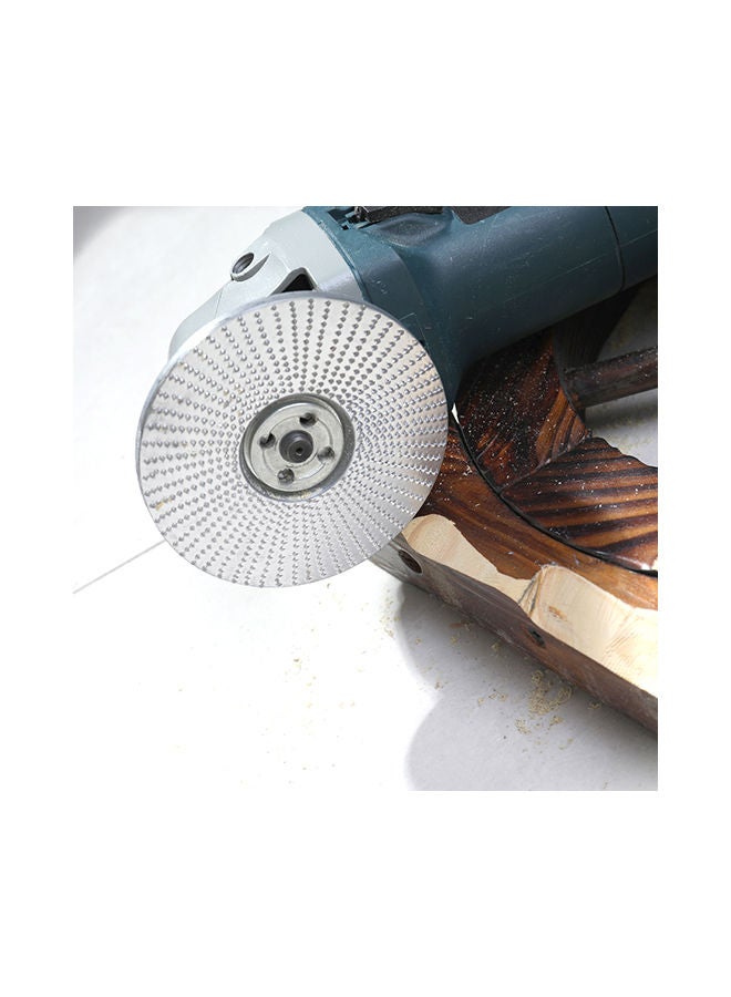 NIBEMINENT 2-Piece Wood Angle Grinding Wheel Set silver 15x4x14cm  - Image 4