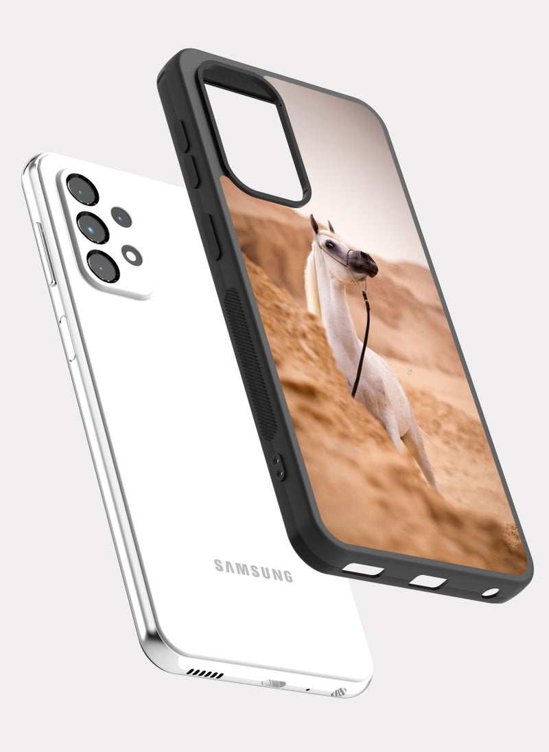 بكسلات كفر سامسونج جالكسي ايه 52 خيل عربي بيج - Image 2