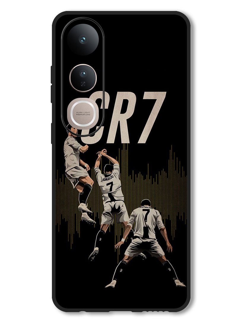 Theodor Case Compatible with Vivo V50 Lite Protection Shockproof Bumper Cover CR7 (3) - Image 1