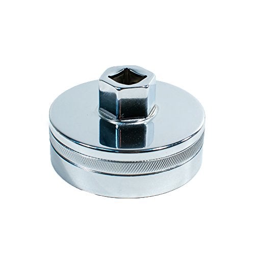 Tool Guy Republic Forged Chrome Vanadium Oil Filter Wrench Socket for Toyota, Lexus, Scion, Type Oil Filter Housings - 64mm 14 Flats - Image 1