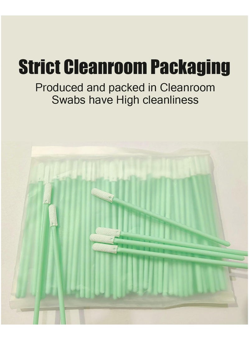 100 pcs 2.8"" Dust-Free Microfiber Cloth Cleaning Swab Sticks, for Printer Heads, Scanners, Camera Lenses, Chip Hard Disk Industries, Optical Lenses and Optical Equipment - Image 5