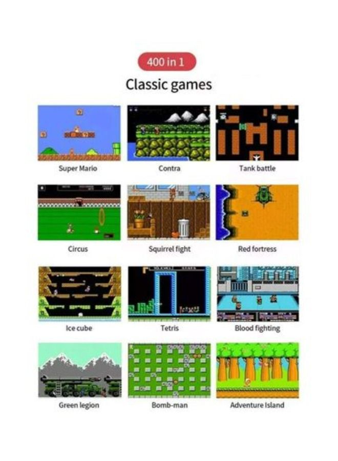 400-In-1 Retro Handheld Game Console - Image 4