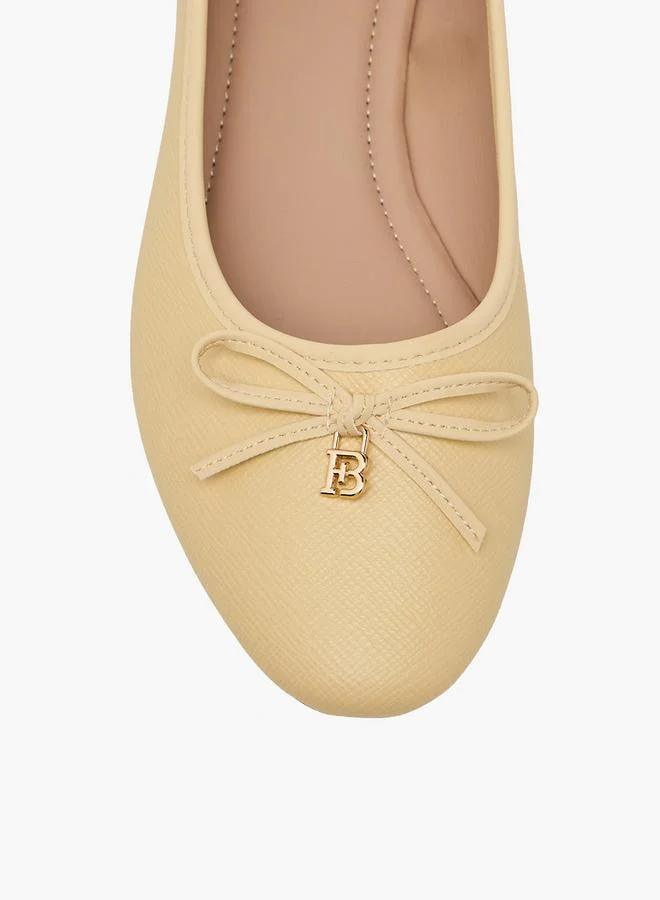 Flora Bella By Shoexpress YELLOW Flora Bella Women Bow Detail Ballerina Shoes for Women | Best Price UAE