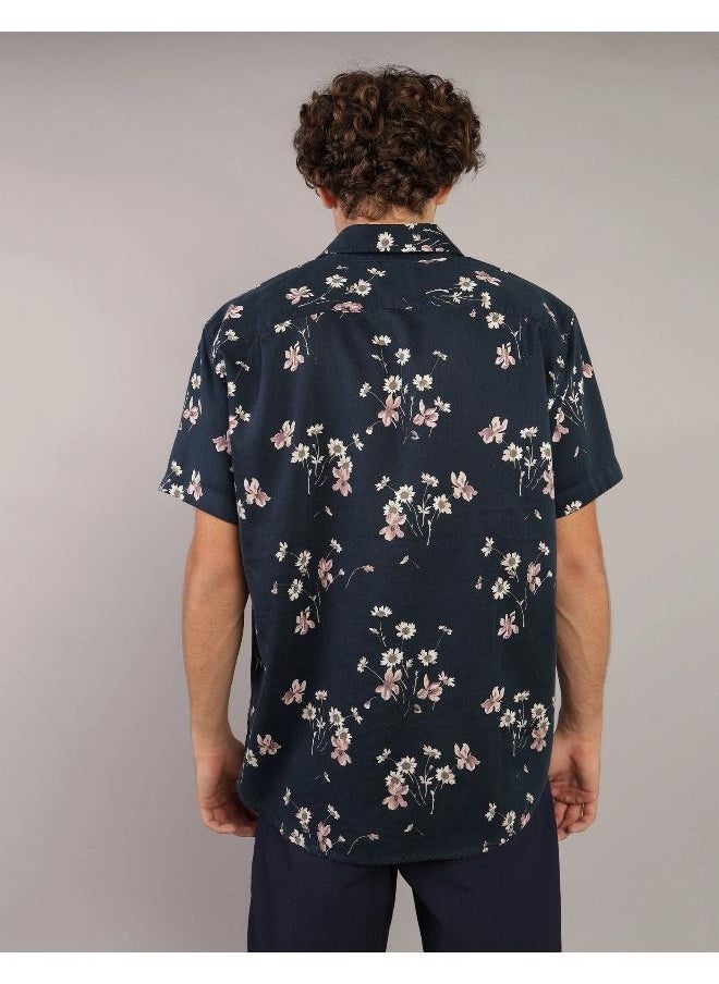 AE Poolside Tropical Button-Up Shirt
