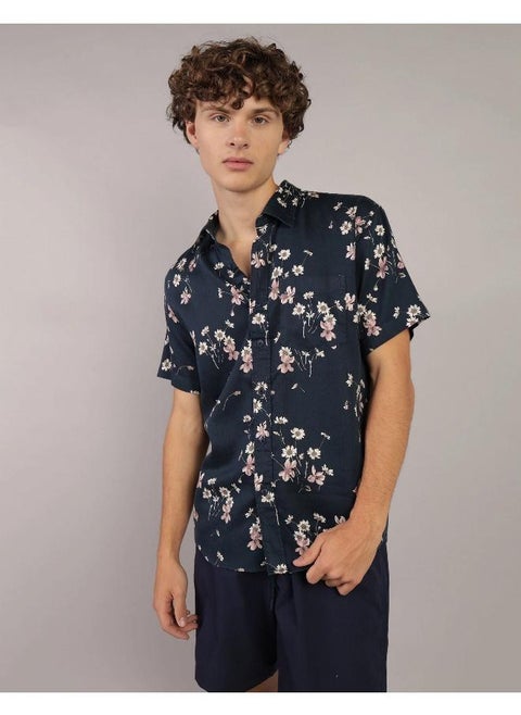 AE Poolside Tropical Button-Up Shirt