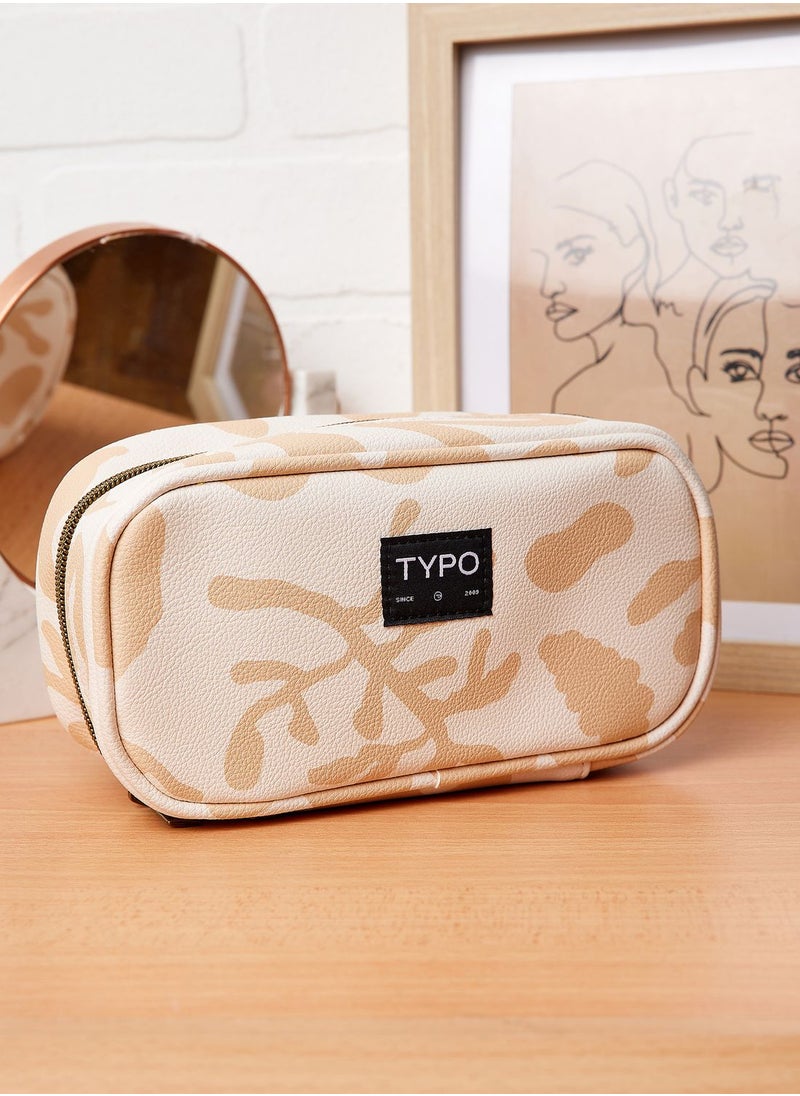 Typo - Luca Mixed Recycled Pu Pencil Case - Image 1