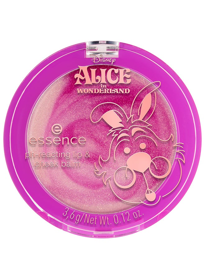 Essence Disney Alice In Wonderland Ph-Reacting Lip & Cheek Balm 01 Team Fun - Image 1