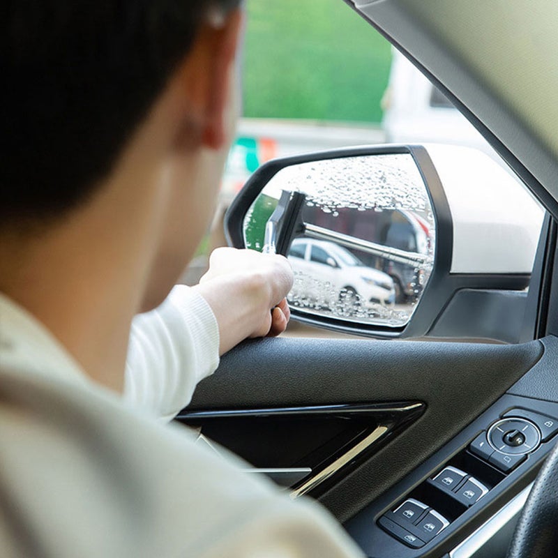Window Squeegee Telescopic Car Rear View Mirror Windshield Cleaner - Image 4
