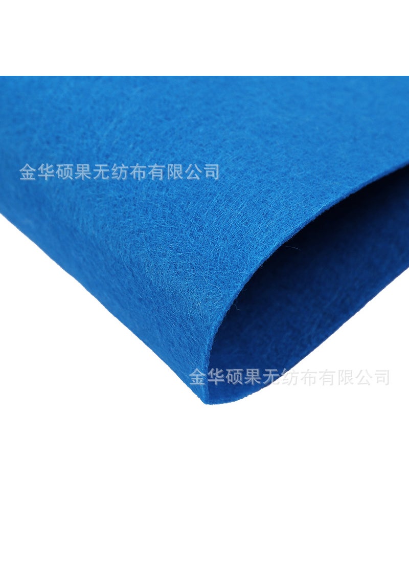 Generic - 2MM Thick Colored Felt Fabric for Crafts 1627 hole Blue - Image 1