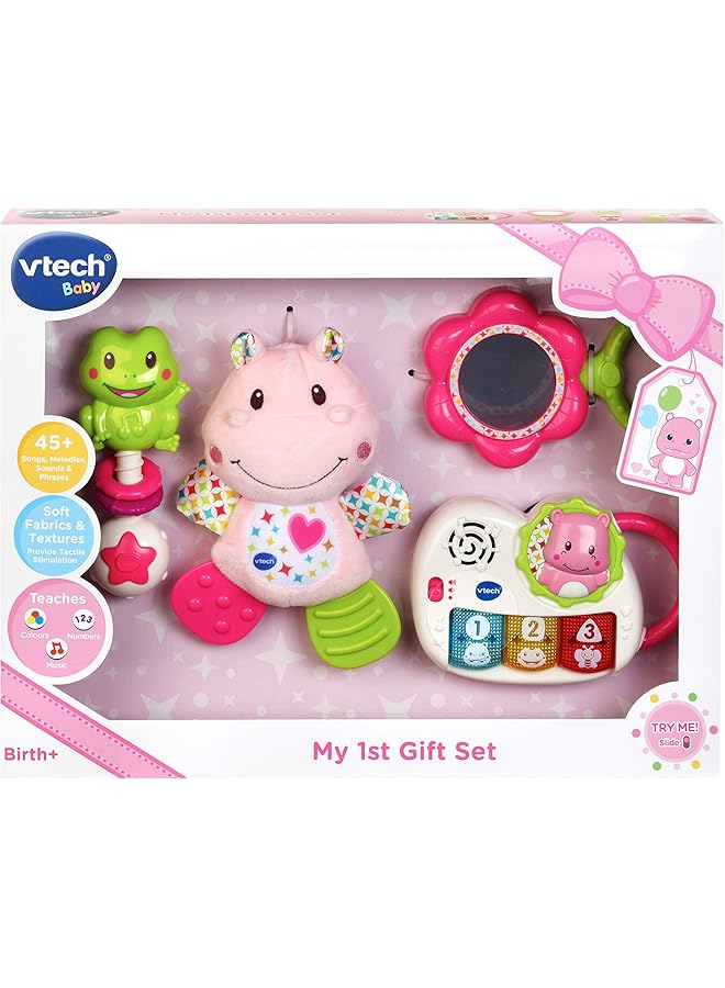 vtech Newborn Necessities Gift Set Tm Pink 1 Of Piece Pink Box Size 40 X 30.5 7.8Cm 522053 - Image 1