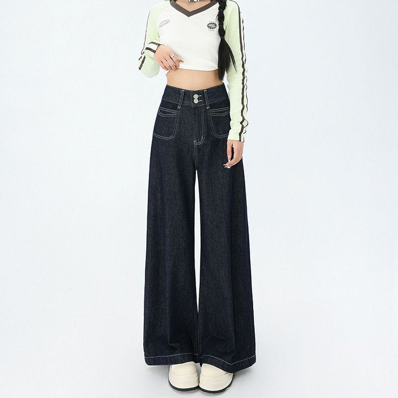 Unisex Casual Daily Denim Jeans - Image 1