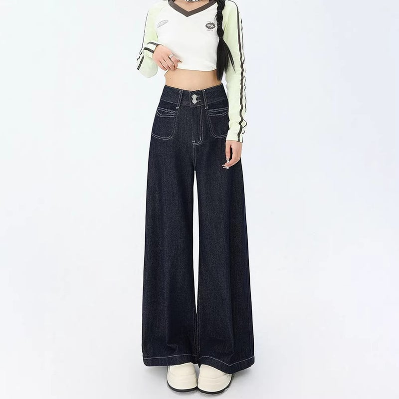 Unisex Casual Daily Denim Jeans - Image 2