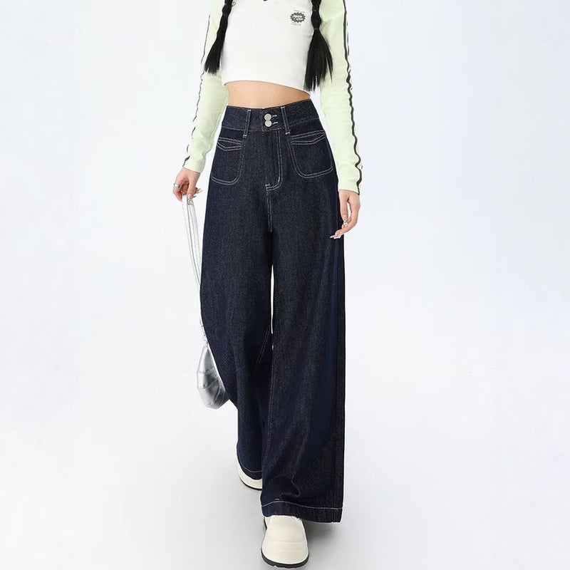 Unisex Casual Daily Denim Jeans - Image 4