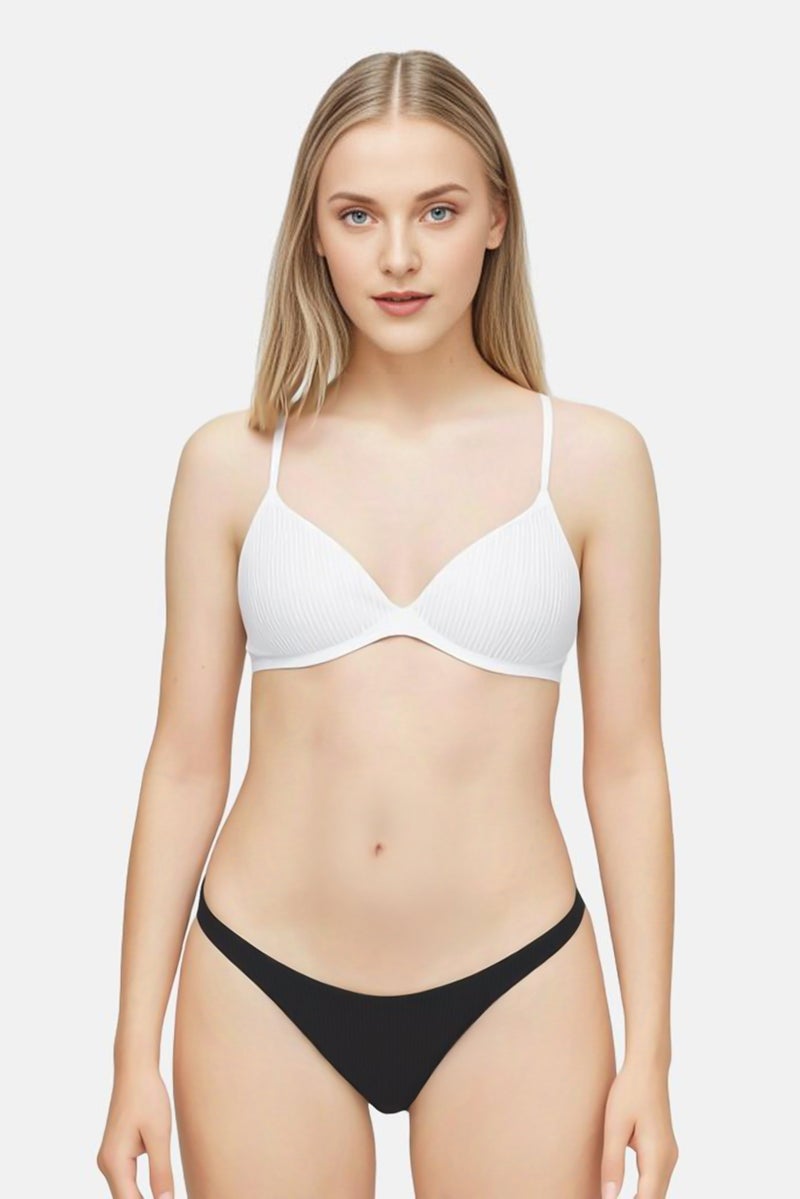 Aerie Women Textured Cheeky Panty, Black  - Image 1