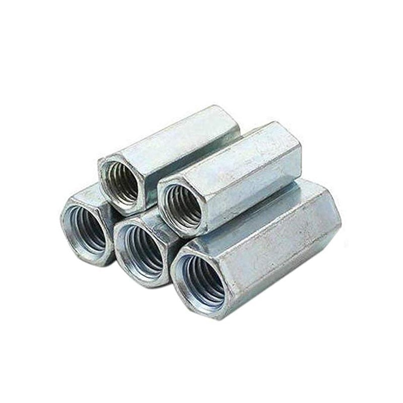 SDY 5 Pcs M12 x 1.75 x 36mm Long Rod Coupling Round Rod Nut Connector Zinc Plated Joint Nut Industrial Construction Fasteners - Image 5