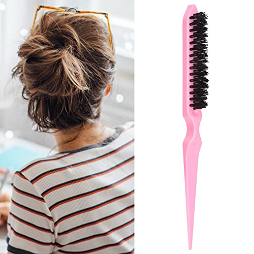 Betued Teasing Brush, Teasing Hair Brush, Plastic Handle Teasing Comb,Travel Portable Nylon Hair Beard Brush Styling Tool for Hair Sectioning for Edge Control Backcombing () - Image 3