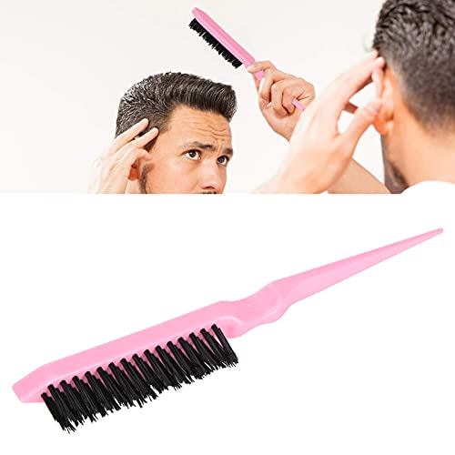 Betued Teasing Brush, Teasing Hair Brush, Plastic Handle Teasing Comb,Travel Portable Nylon Hair Beard Brush Styling Tool for Hair Sectioning for Edge Control Backcombing () - Image 4