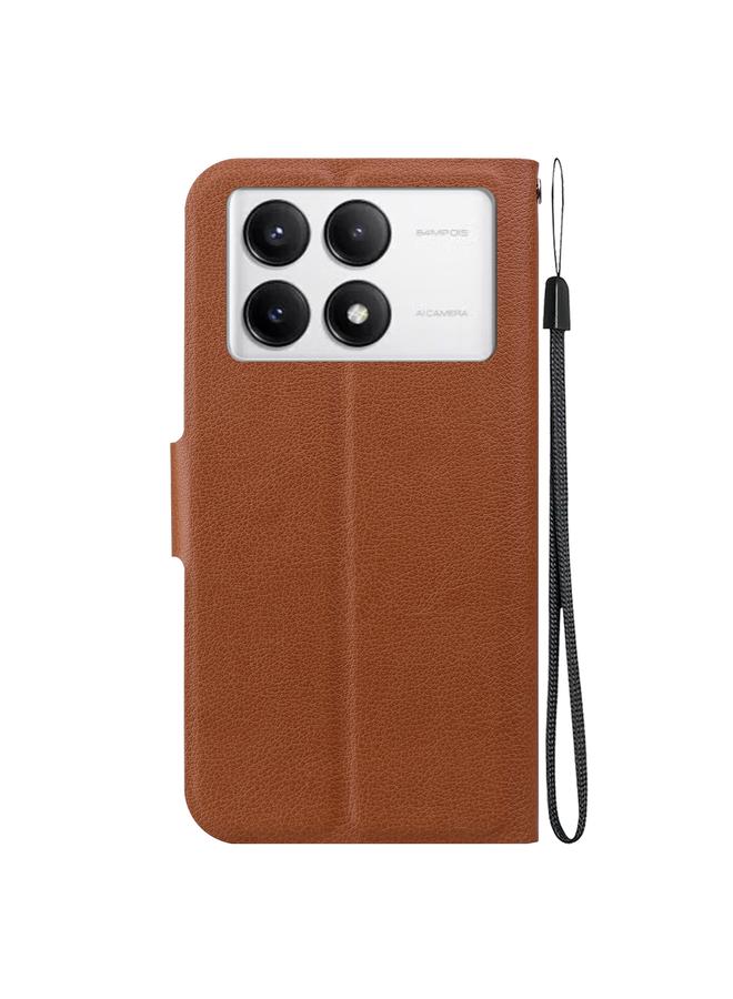 S-TOP Case For Redmi K70 / K70 Pro / Poco F6 Pro Ultra-thin Voltage Magnetic Buckle Leather Phone Case - Image 3