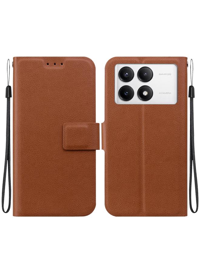 S-TOP Case For Redmi K70 / K70 Pro / Poco F6 Pro Ultra-thin Voltage Magnetic Buckle Leather Phone Case - Image 1