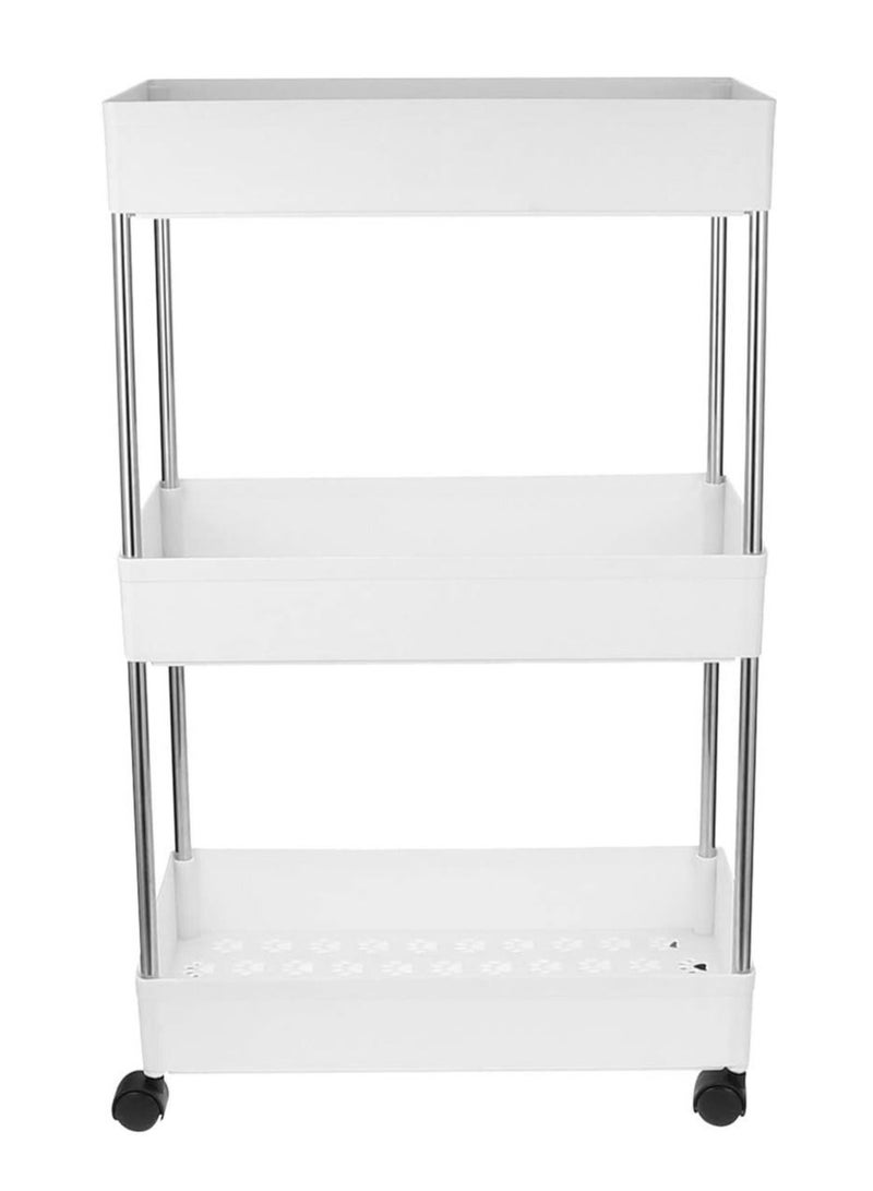 DubaiGallery عربة متنقلة للمطبخ والحمام والممر والمطعم ورف تقسيم قابل لنفاذ الهواء - Image 1