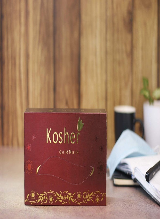 Kosher 2 Ply Goldmark Facial Tissue Box | pack of 4 | Total 500 Pulls - Image 3