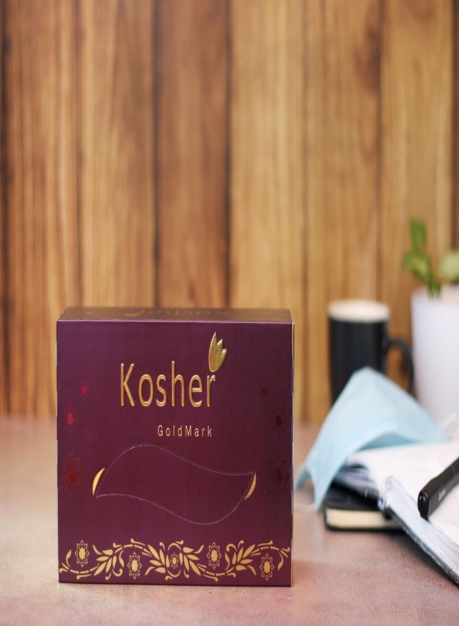 Kosher 2 Ply Goldmark Facial Tissue Box | pack of 4 | Total 500 Pulls - Image 4