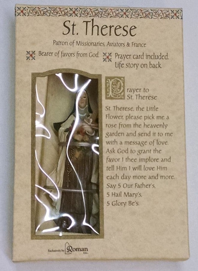 Roman Giftware Inc., Patrons & Protectors, 4" H ST Therese of LISIEUX,Religious, Inspirational, Durable (1x1x4) - Image 2
