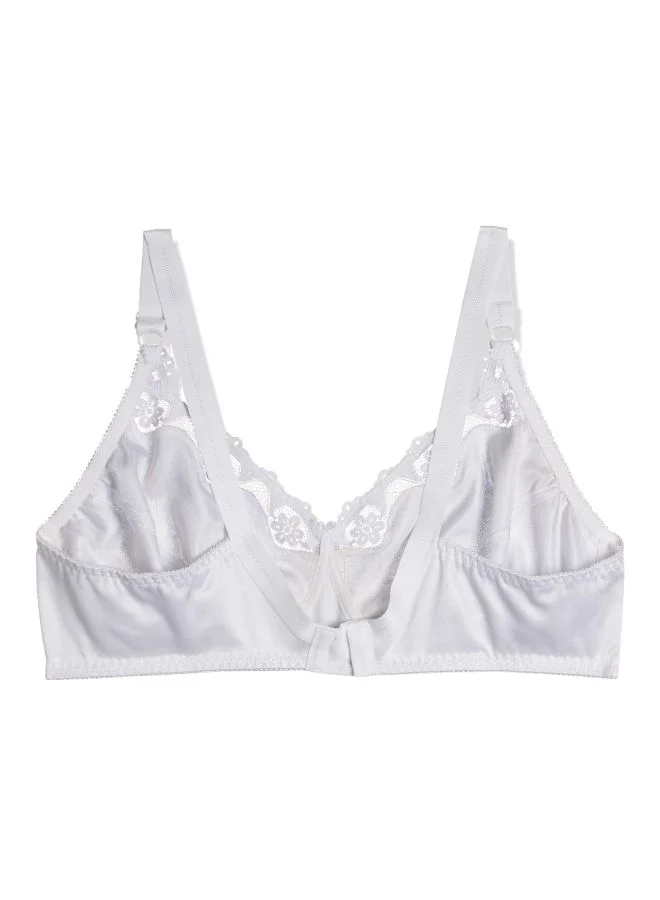 هينز حمالة صدر نسائية Hanes H444 بيضاء