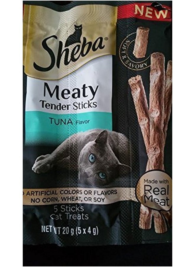 Sheba Meaty Tender Sticks Tuna Flavor  5 Breakable Sticks (Pack Of 3)  - Image 1