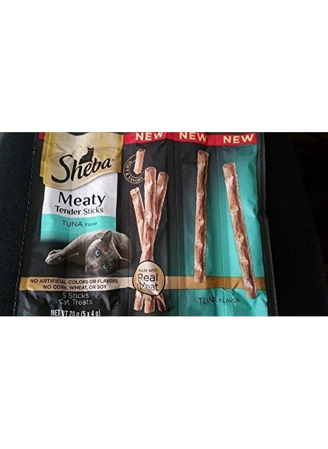 Sheba Meaty Tender Sticks Tuna Flavor  5 Breakable Sticks (Pack Of 3)  - Image 2
