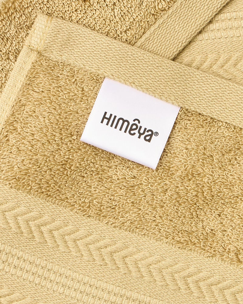 Himêya Himeya Bamboo Cotton Towels for Bath | Bath Towel Large Size | Bath Towel - Soft & Absorbent | 600 GSM | 1 Piece Bath Towel for Men/Women |70 cms x 140 cms - Golden Beige - Image 5