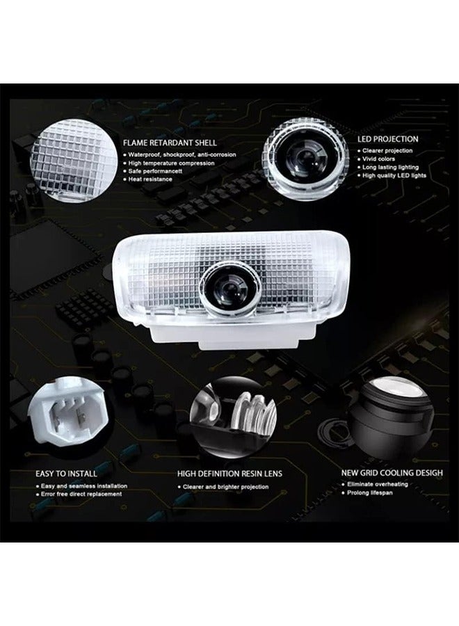 MVAQKLM  Door logo light For Nissan Patrol Y62 2010 2011 2012 2013 2014 2015 2016 2017 2018 2019 2020 2021 2022 Accessories 2PCS Car Door Projector Ghost Shadow Lamp Welcome Light - Image 2