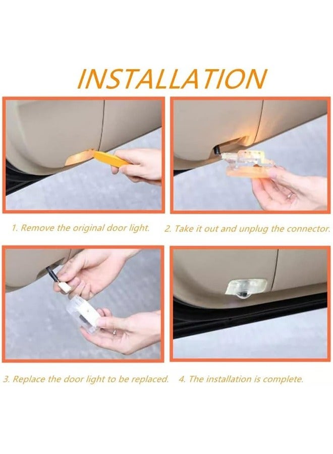 MVAQKLM  Door logo light For Nissan Patrol Y62 2010 2011 2012 2013 2014 2015 2016 2017 2018 2019 2020 2021 2022 Accessories 2PCS Car Door Projector Ghost Shadow Lamp Welcome Light - Image 5