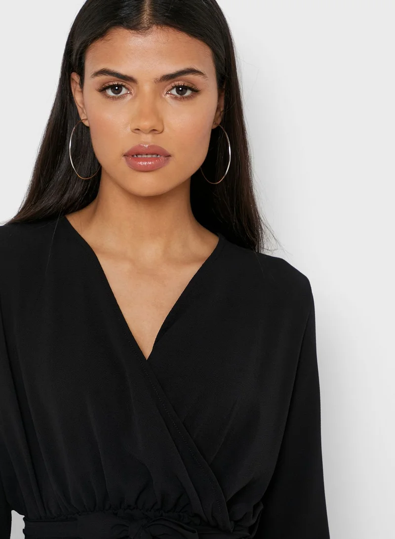 QUIZ Wrap Top