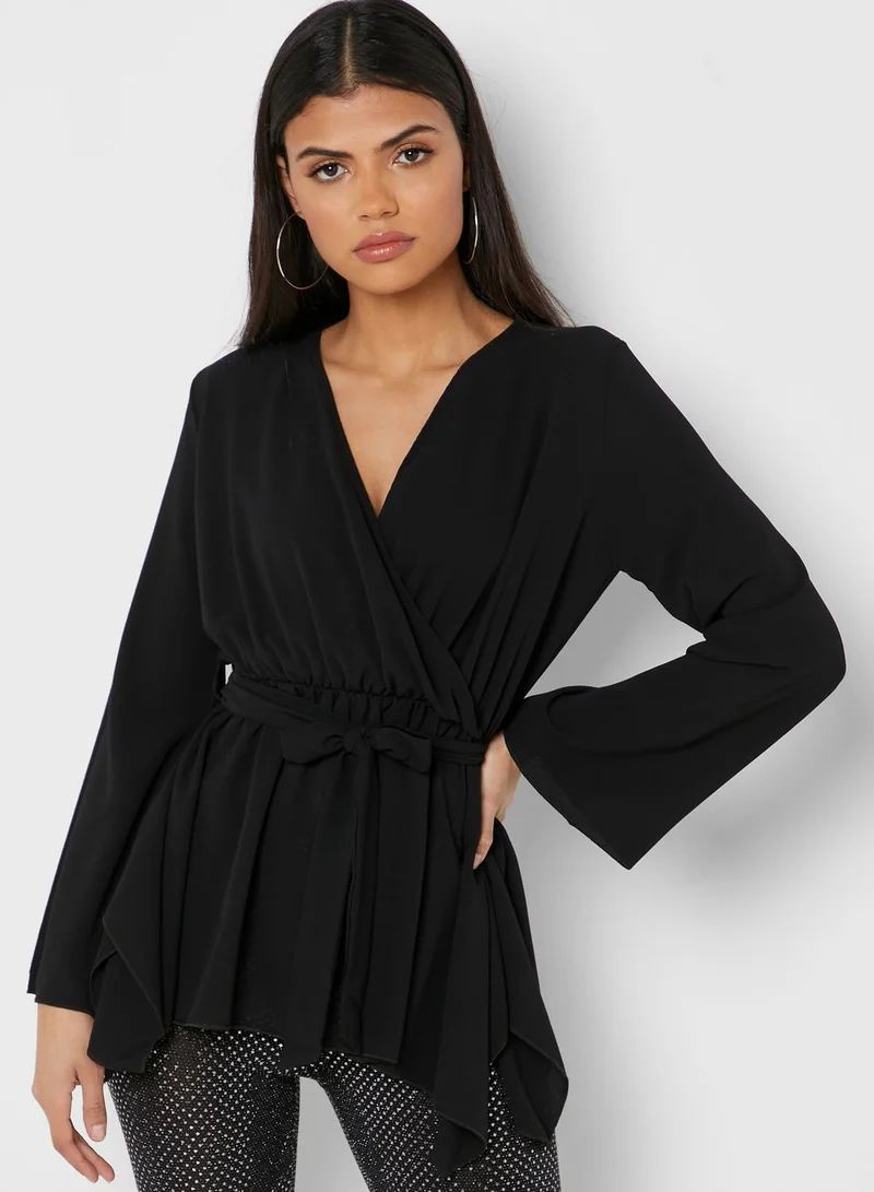 QUIZ Wrap Top