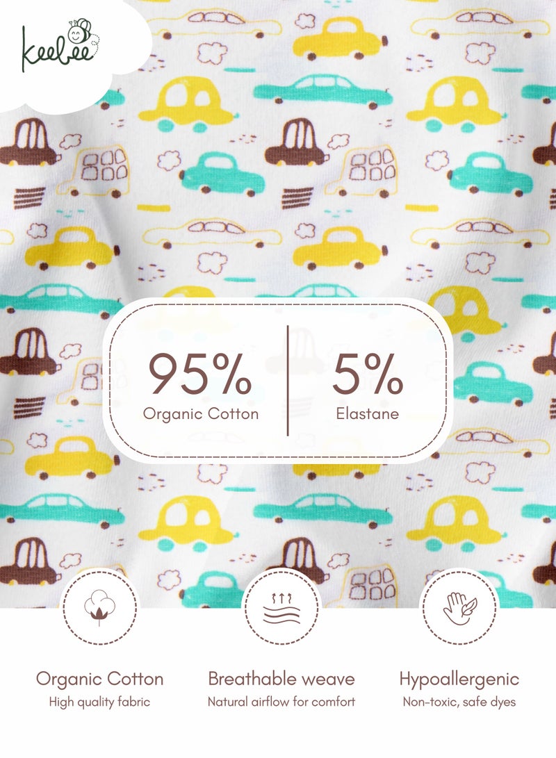 Keebee 4 Pack Boys Briefs 95% Organic Cotton 5% Elastane, Soft and Comfortable Underwear - Image 3