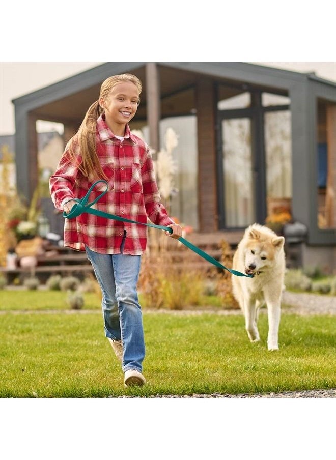 Viper Biothane K9 Working Dog Leash Waterproof Lead for Tracking Training Schutzhund Odor-Proof Long Line with Solid Brass Snap for Puppy Medium and Large Dogs 6ft, Blue Aqua  - Image 2